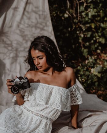 Boho maxi lace dress