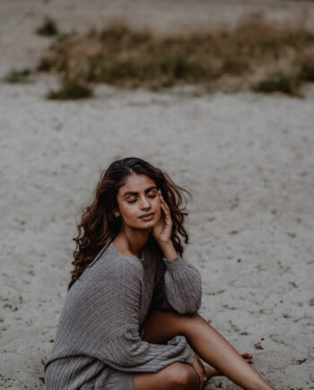 Knit dress Lucy (Taupe)