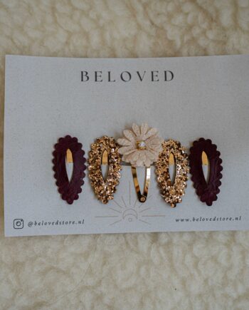 Klikklak haarspeldjes - Glitter & Bloom