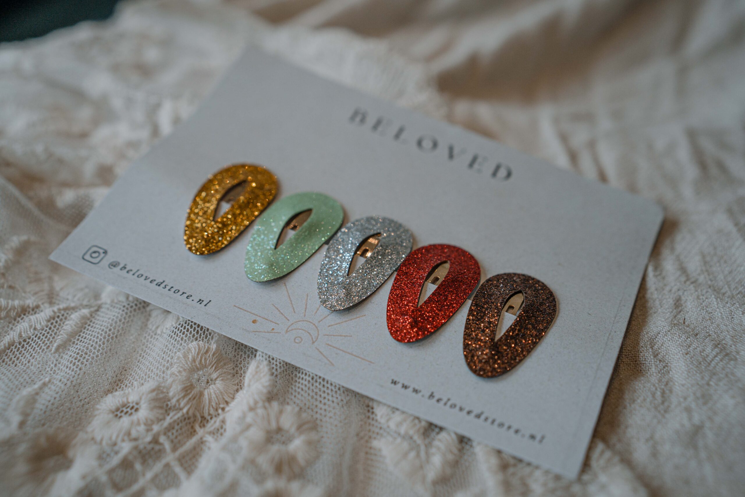 Klik klak speldjes – Tiny Sparkles(Rond)